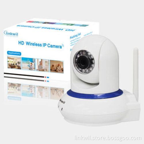 Megapixel Surveillance Camera, Supports Onvif, Micro SD Card, P2P, Pan/Tilt, Night Vision and WPS